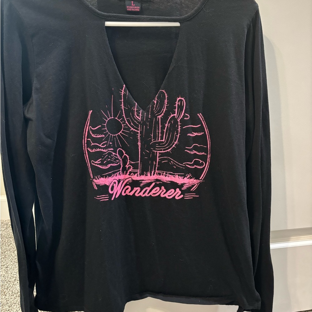 Women’s Rock&Roll Cowgirl long sleeve top